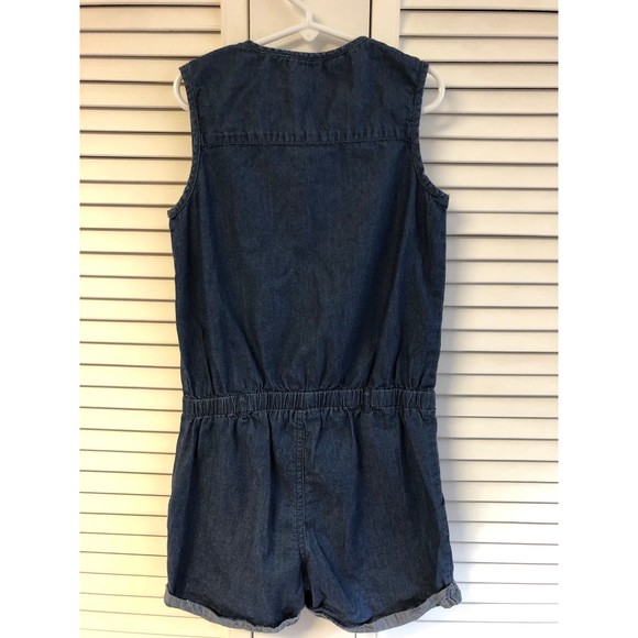 7 For All Mankind Size M Denim Romper - Picture 5 of 6